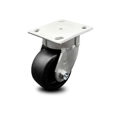 Service Caster 4 Inch Kingpinless Glass Filled Nylon Wheel Swivel Top Plate Caster SCC SCC-KP30S420-GFNR